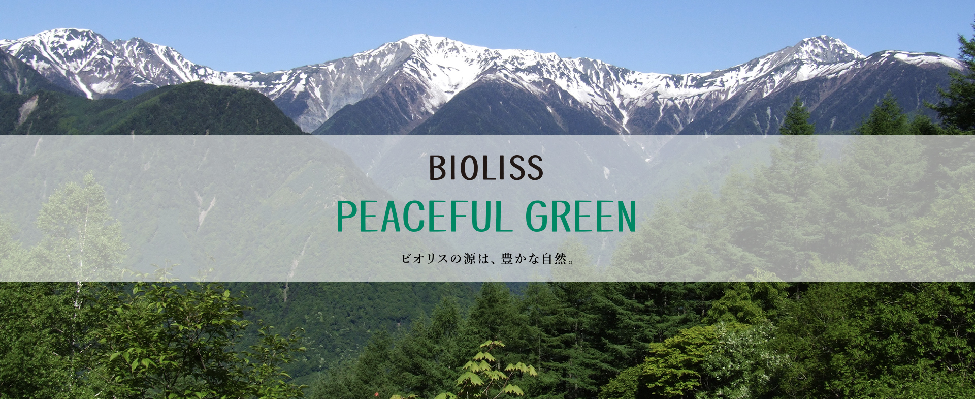 BIOLISS PEACEFUL GREEN